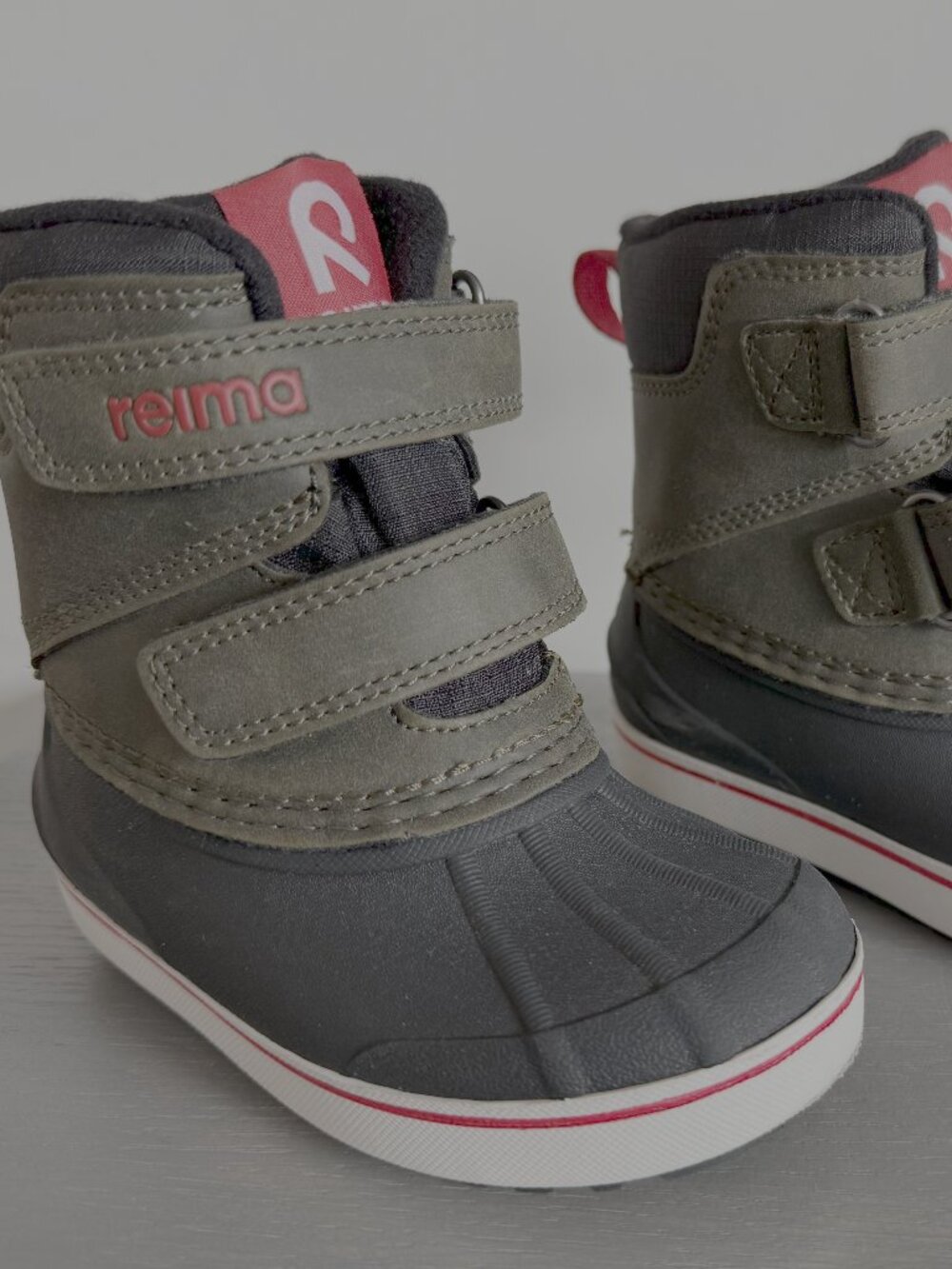 Reima Coconi Waterproof Winter Boots (Khaki Green) Toddler Size 6-7